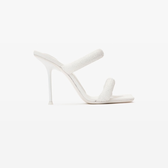 Alexander Wang white Juliet crystal heels (white) - Picture 2 of 15